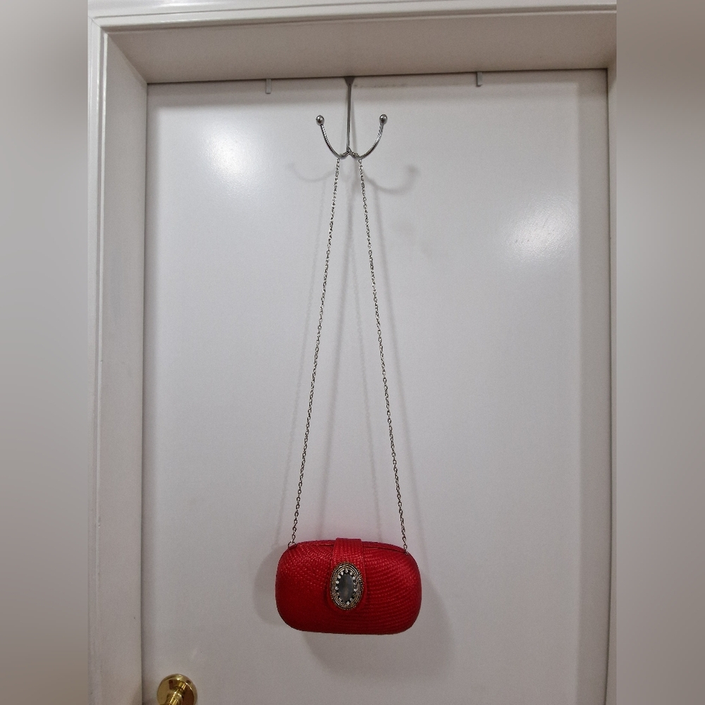 Elegant Red Clutch Bag